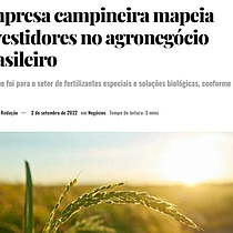 Empresa campineira mapeia investidores no agronegcio brasileiro